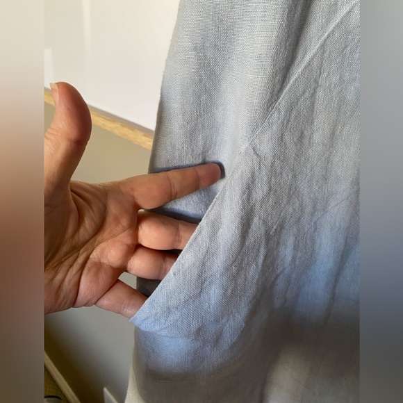 Cutloose linen dress with pockets - Picture 5 of 6